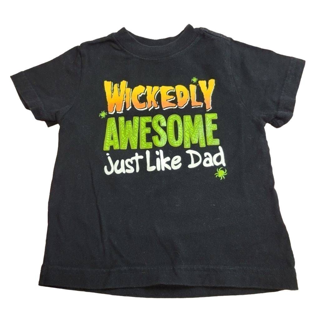 Halloween awesome like Dad shirt 24 mo